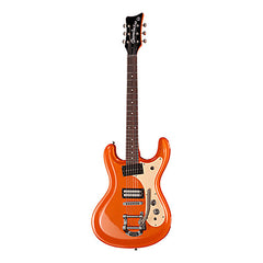 Danelectro Electric Guitars Orange Metallic Danelectro The 64 Electric Guitar