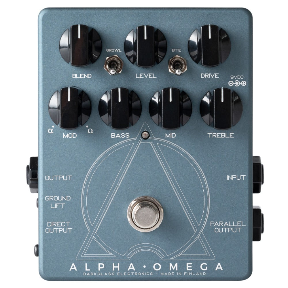 Darkglass Electronics Distortion Pedals Darkglass Electronics Alpha Omega A-O Bass Guitar Effect Pedal