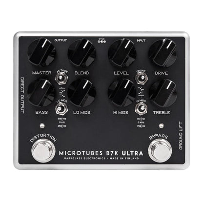 darkglass electronics effect pedals darkglass microtubes b7k ultra bass overdrive pedal