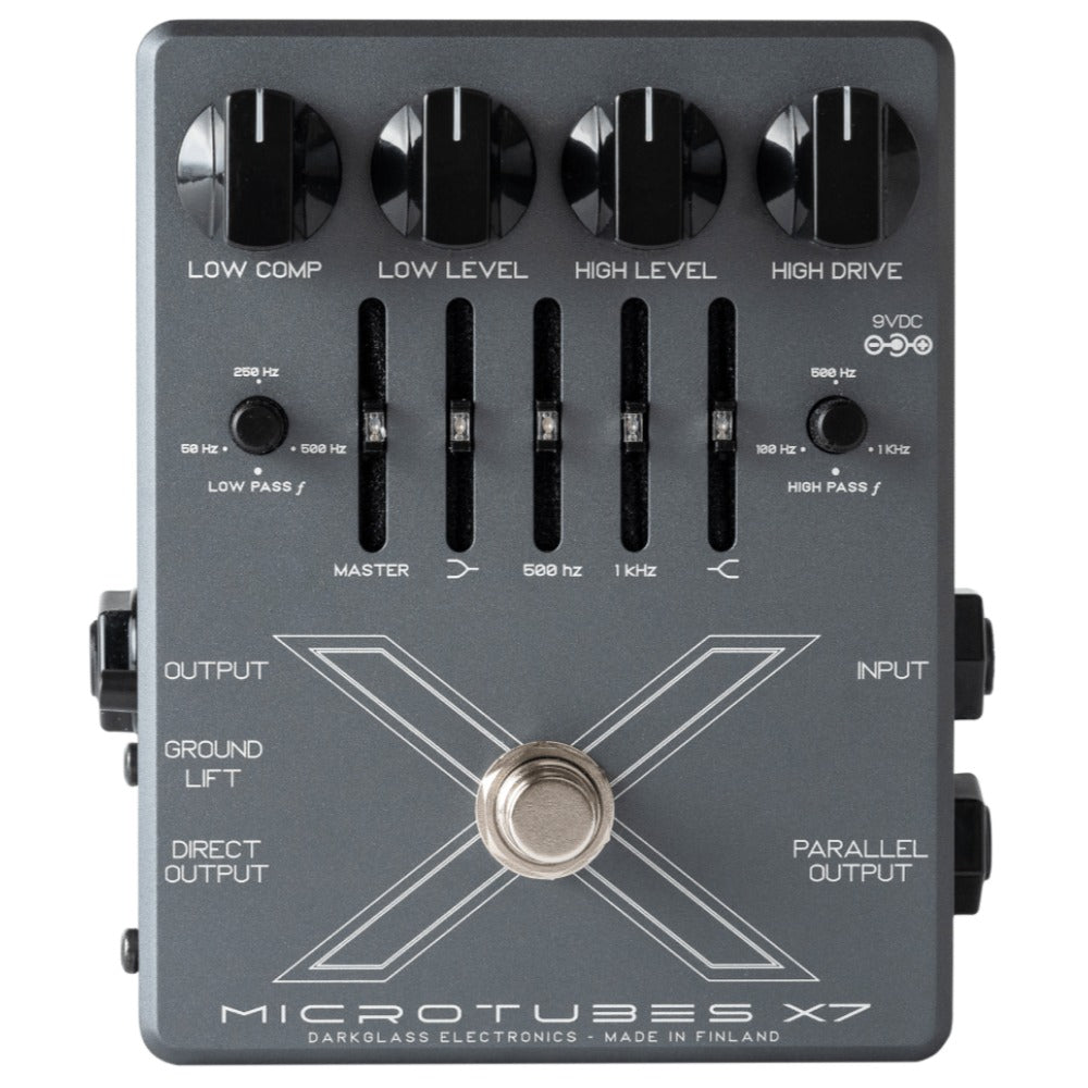 Darkglass Electronics Overdrive Pedals Darkglass Electronics Microtubes X7 Bass Guitar Effect Pedal