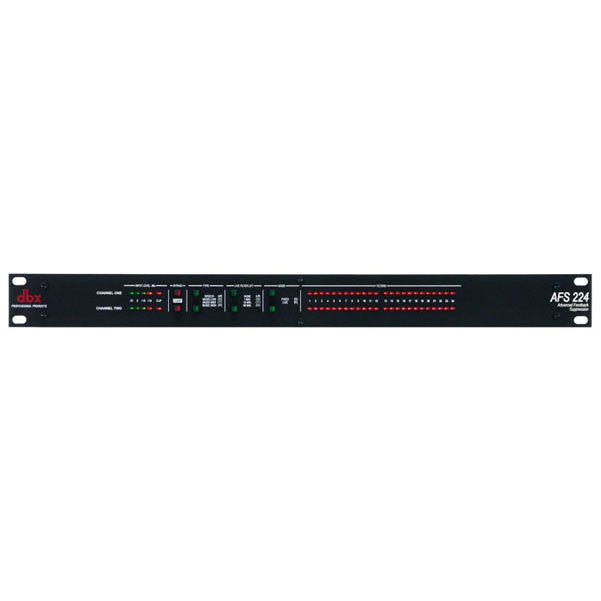 dbx Pro Feedback Reduction DBX 224 Advanced Feedback Suppression Processor