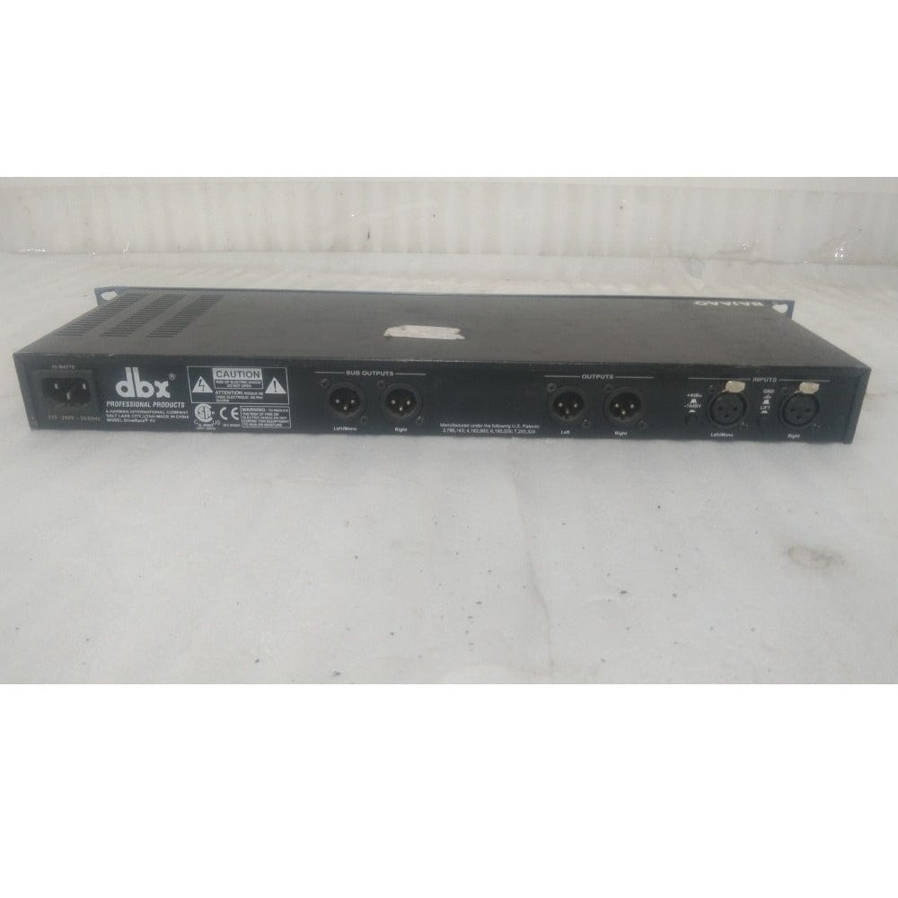 dbx pro live sound processors dbx venue 360 drive rack - open box b stock