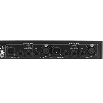 dbx Pro Pre Amps dbx Pro 386 Dual Vacuum Tube Preamp with Digital Out Microphone Preamp
