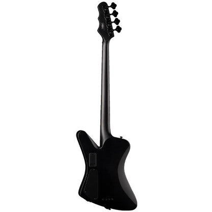dean bass guitars dean guitars john entwistle hybrid pro bass guitar - black satin