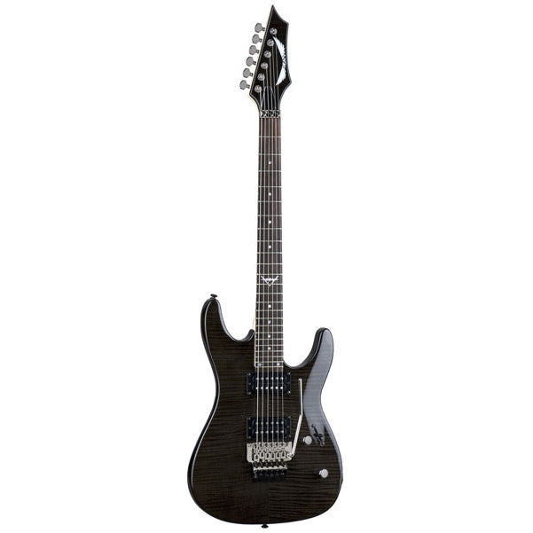 Dean Electric Guitars Dean Custom 350 Floyd Electric Guitar - Trans Black