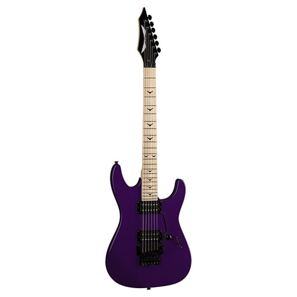dean electric guitars dean guitars custom zone ii floyd electric guitar - classic purple