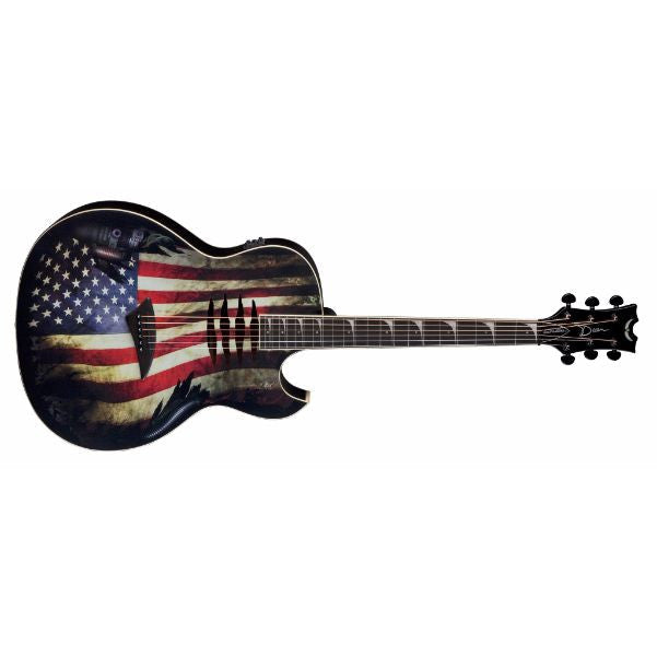 Dean Electro Acoustic Guitars Dean Dave Mustaine Mako Glory Acoustic Electric Guitar