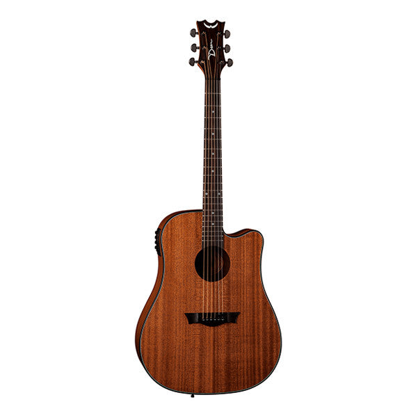 dean electro acoustic guitars dean guitar axs dreadnought cutaway electro acoustic guitar - satin natural