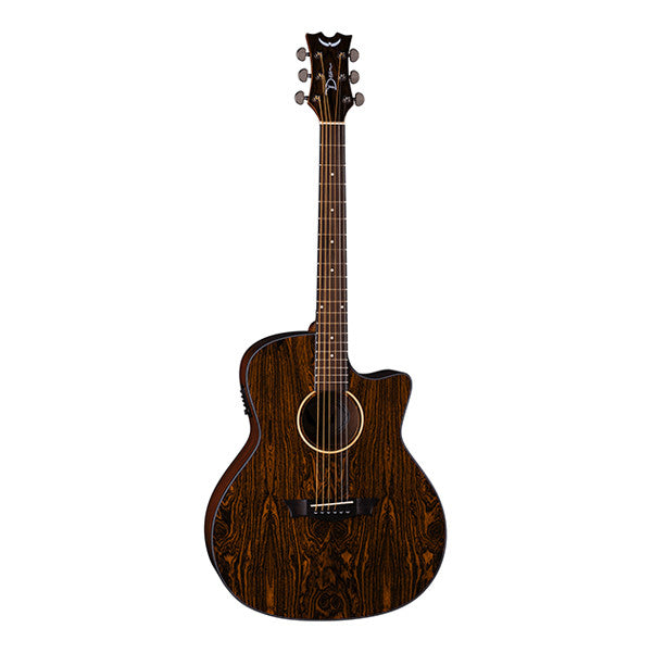 dean electro acoustic guitars dean guitar axs exotic cutaway electro acoustic guitar - gloss natural