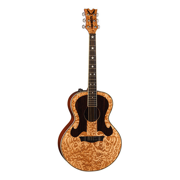 dean electro acoustic guitars dean guitar craig wayne boyd dreadnought electro acoustic guitar - natural gloss