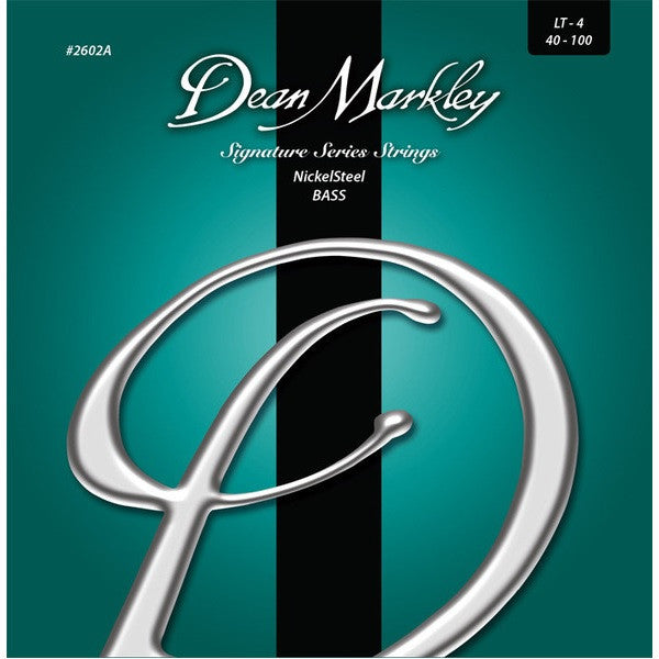 dean markley bass guitar strings dean markley 2602a nickelsteel bass guitar strings - 4-string 40-100