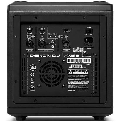 denon active pa speakers denon dj axis 8 1000 watt 8-inch 2 way active pa speaker