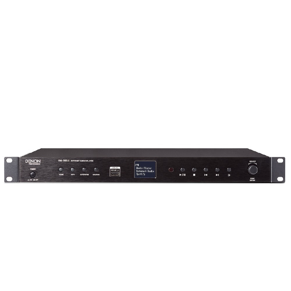 Denon Cd Mp3 Media Players Denon Professional DN-350UI Internet Radio and Media Player with Bluetooth