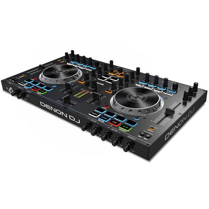denon dj controller interfaces denon dj mc4000 premium 2 channel dj controller interface