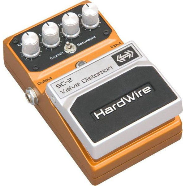 digitech effect pedals digitech hardwire sc-2 series valve distortion guitar effects pedal