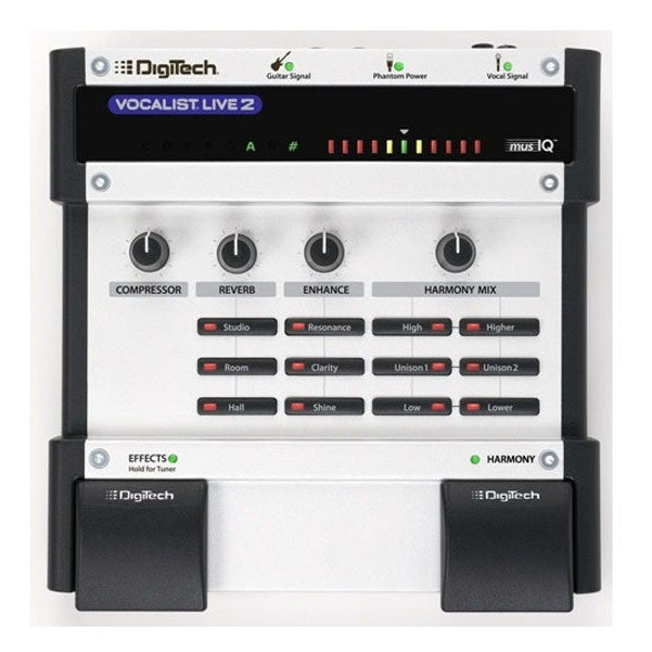 digitech voice processors digitech vocalist live 2 vl-2 harmony voice processor
