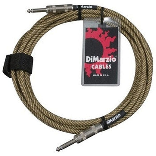 dimarzio guitar cables dimarzio ep1710ssvt instrument cable 10 foot vintage tweed