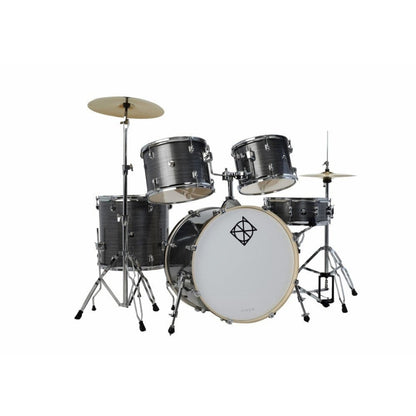 dixon acoustic drum kits cyclone silver dixon drums spark standard series 5 piece acoustic drum kit with hardware 