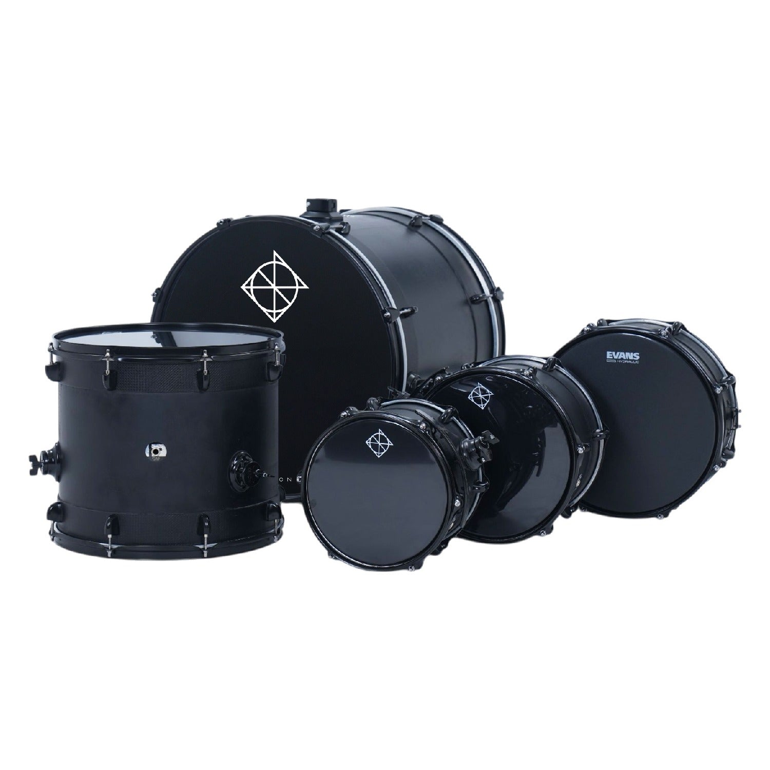 Dixon Acoustic Drum Kits Dixon Fuse 5 Piece Maple Gloss Acoustic Drum Kit