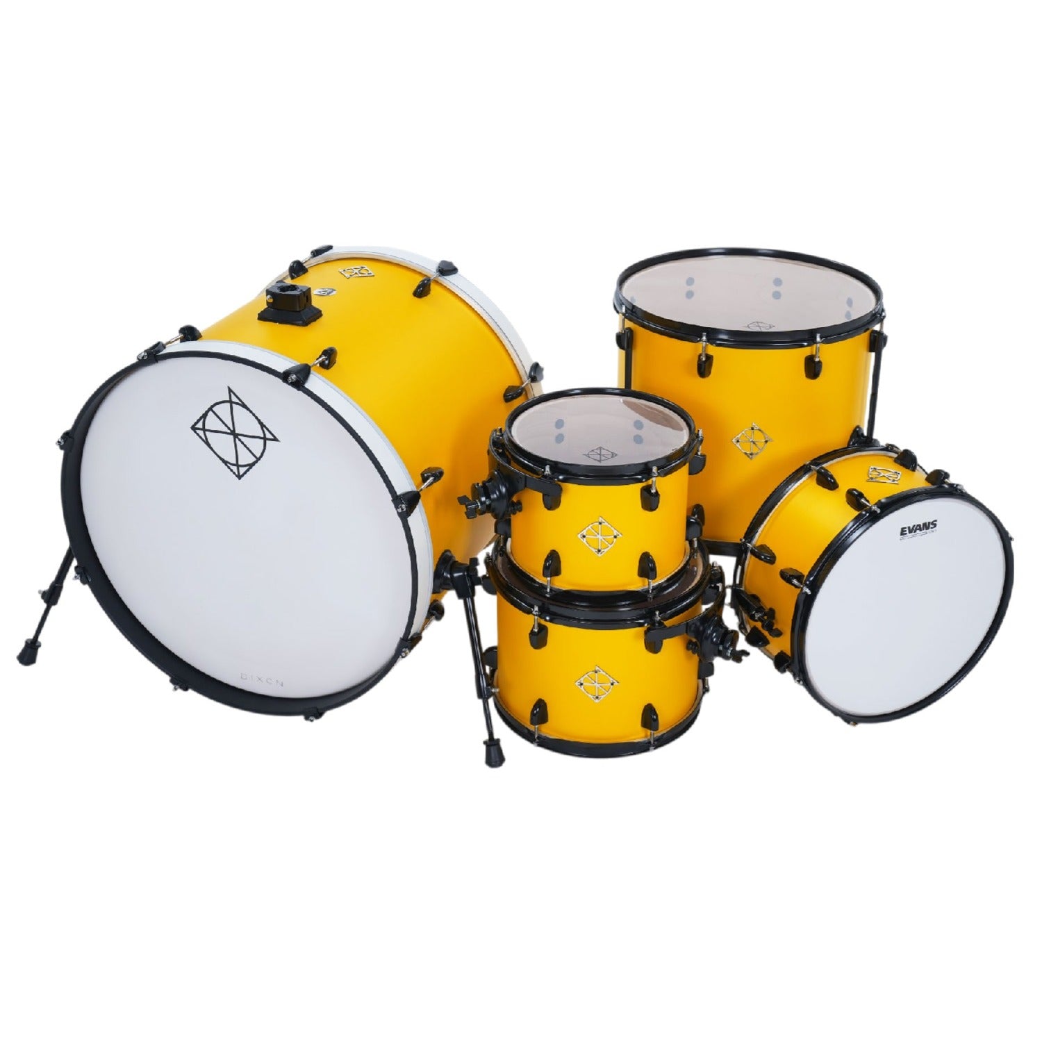 Dixon Acoustic Drum Kits Dixon Fuse 5 Piece Maple Gloss Acoustic Drum Kit