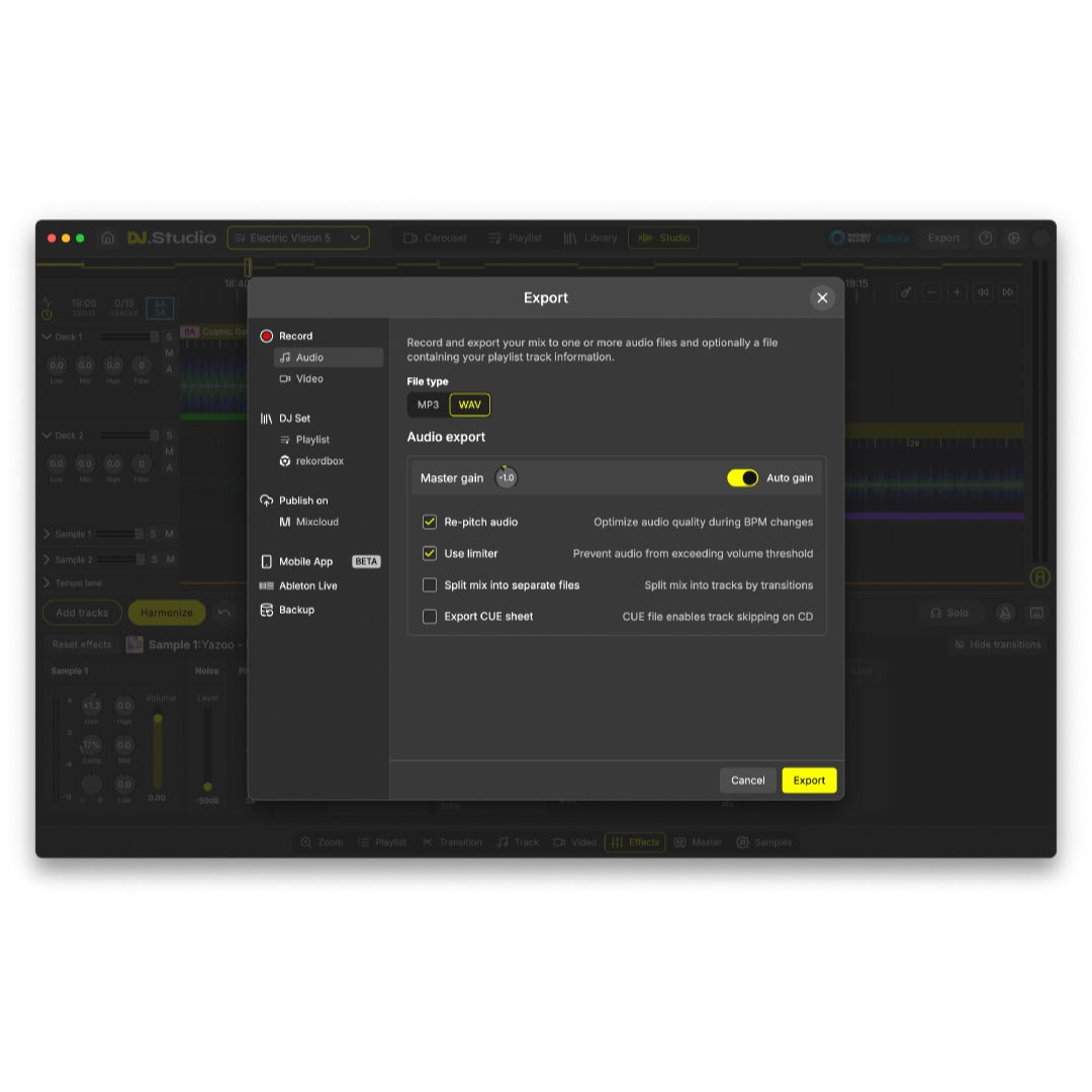 DJ.STUDIO DAW Software DJ.Studio Ultimate Edition DJ DAW Software