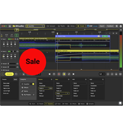 DJ.Studio Pro + Stems DJ DAW Software – Professional Audio Software & Plugin