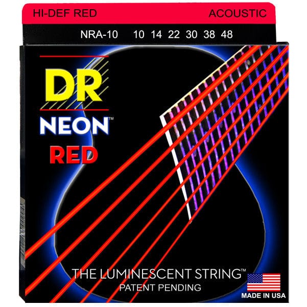 DR Acoustic Guitar Strings DR NRA-10 Acoustic Guitar Strings (10-48)