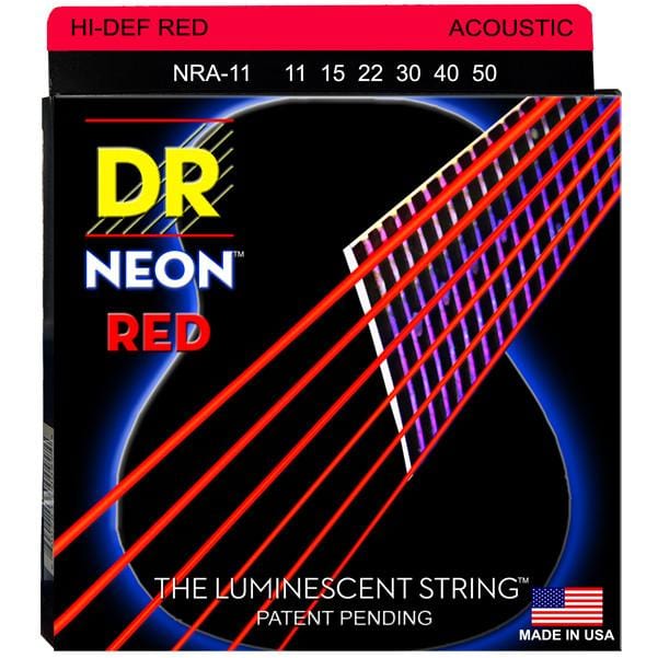 DR Acoustic Guitar Strings DR NRA-11 Acoustic Guitar Strings (11-50)
