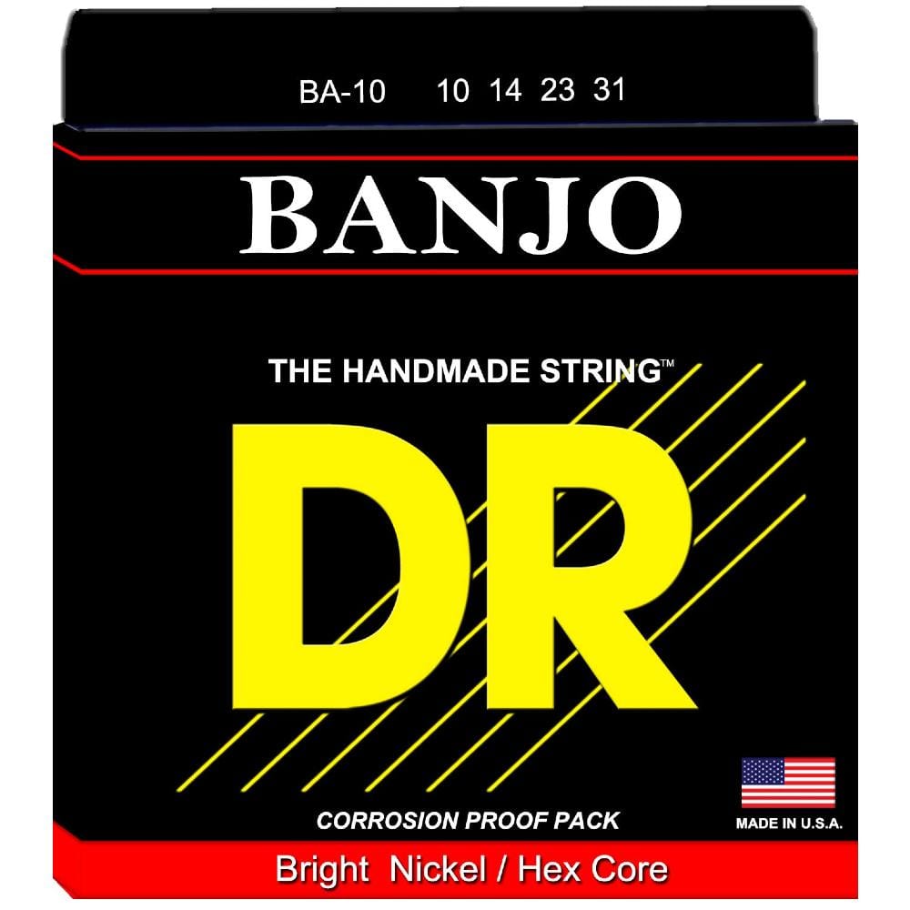 DR Banjo Strings DR Strings BA10 Original Style Handmade Banjo Tenor Strings