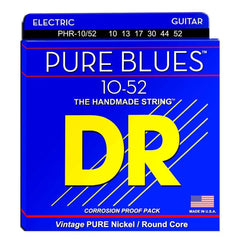 DR Electric Guitar Strings 10-52 Big Heavy DR Strings Pure Blues Nickel Electric Guitar Strings