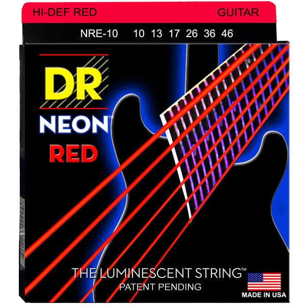 DR Electric Guitar Strings DR NRE-10 Electric Guitar Strings (10-46)