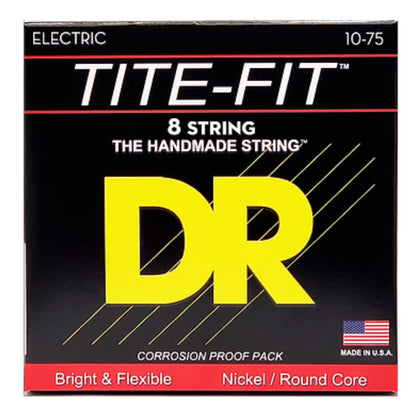 DR Electric Guitar Strings DR String TF8-10 Tite-Fit 8-String Medium Electric Guitar Strings Set - .010-.075
