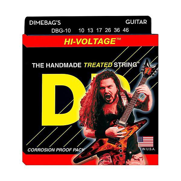 DR Electric Guitar Strings DR Strings DBG-10 Dimebag Darrel Hi-Voltage Medium Electric Guitar Strings - 10 - 46