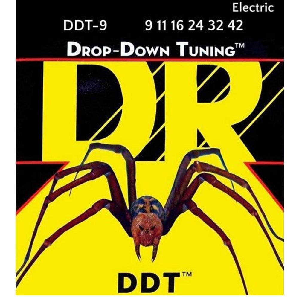dr electric guitar strings dr strings ddt-9 drop down tuning electric guitar strings .009 - .042- light