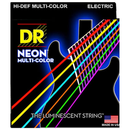 dr electric guitar strings light 9-42 dr string nmce hi-def neon multi-color coated electric guitar strings      