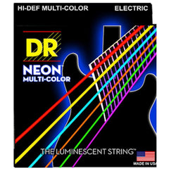 DR Electric Guitar Strings Light 9-42 DR String NMCE HI-DEF Neon Multi-Color Coated Electric Guitar Strings