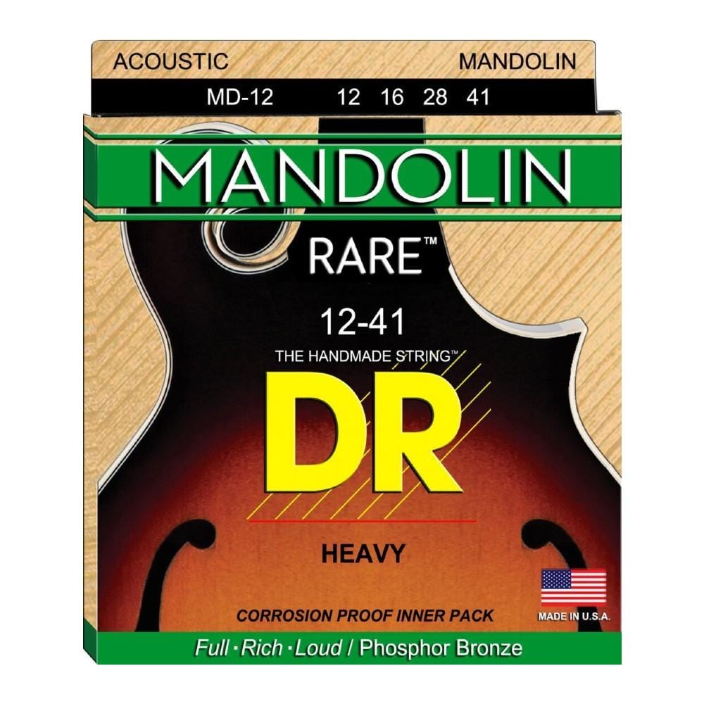 DR Mandolin Strings 12-41 Heavy DR Strings Rare Phosphor Mandolin Strings