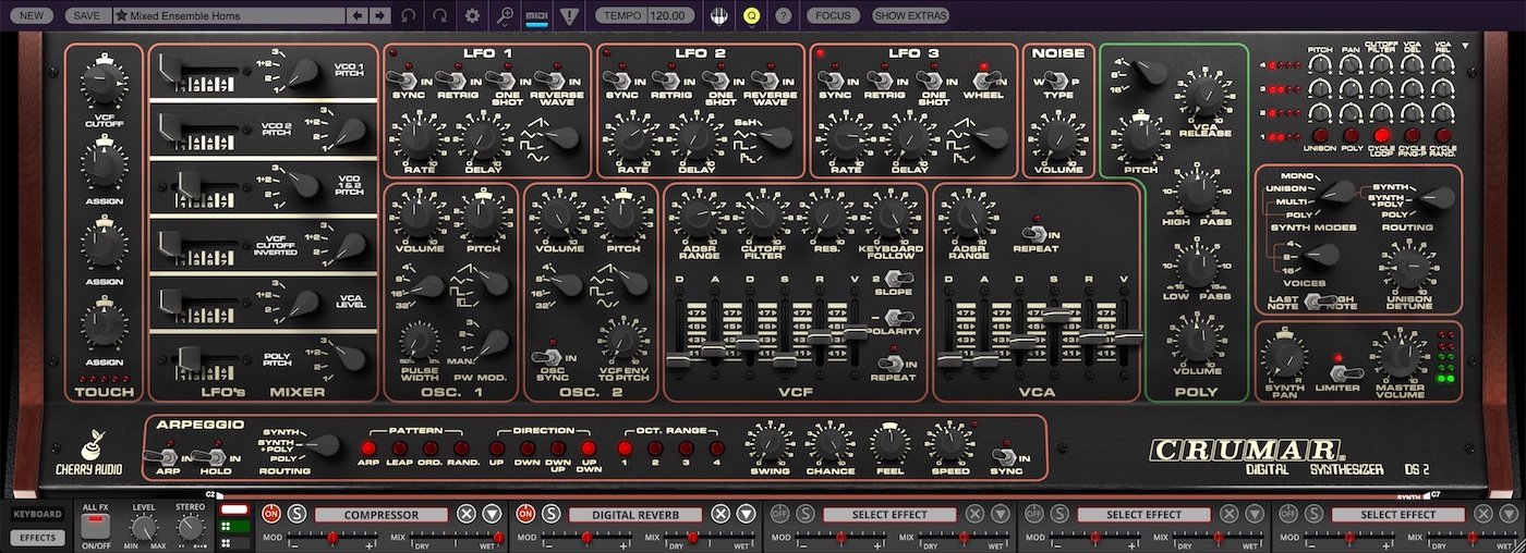 Cherry Audio Crumar DS-2 Synthesizer