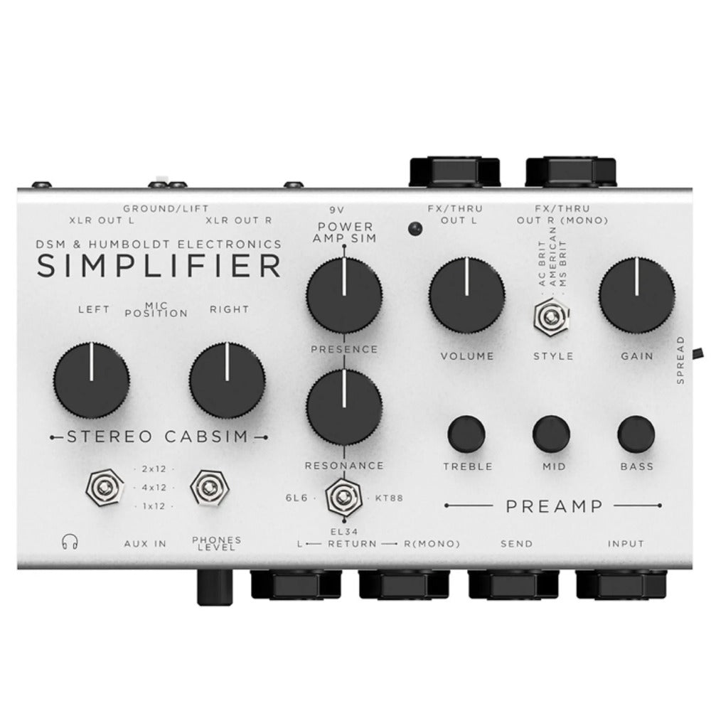DSM & Humboldt Pre Amps DSM & Humboldt Simplifier Classic Zero-watt Stereo Pedal