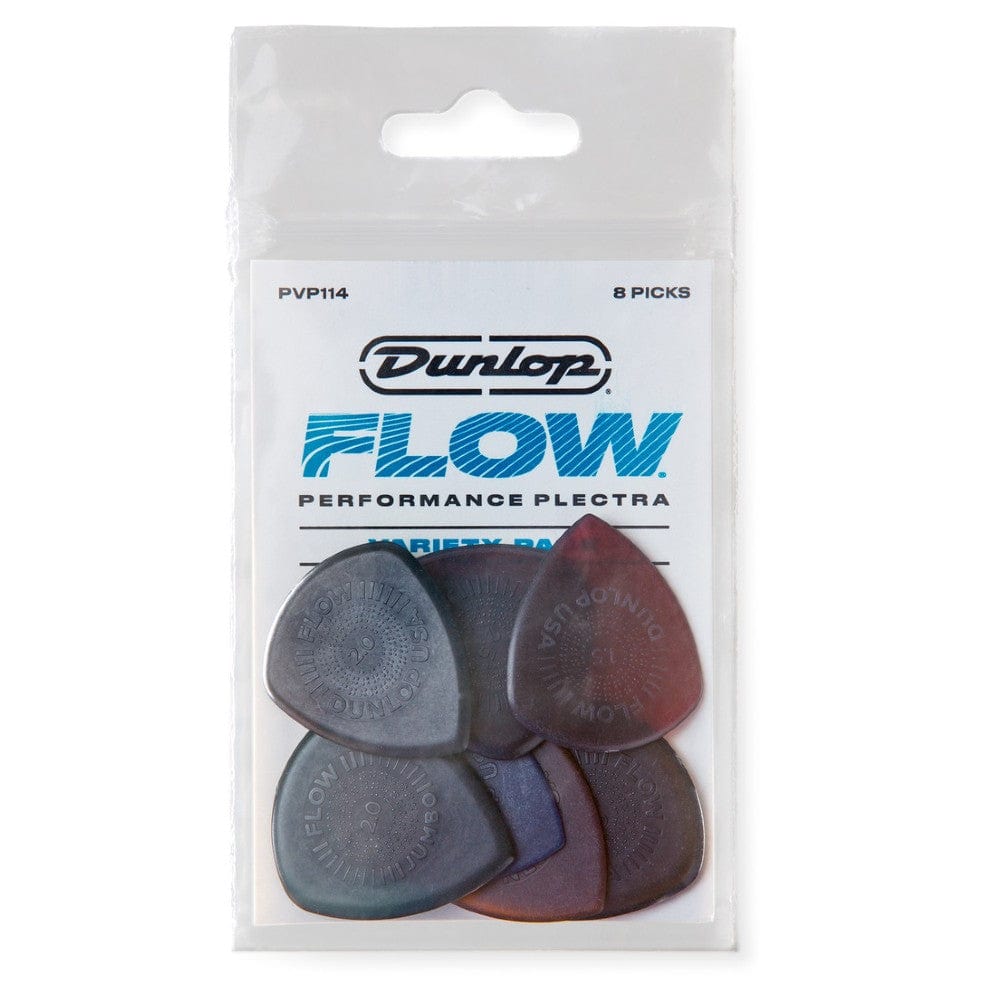 dunlop guitar picks dunlop pvp114 varity flow picks - pack of 8