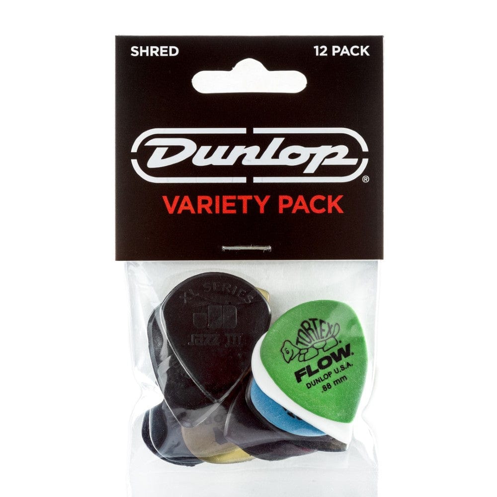 dunlop guitar picks dunlop pvp118 variety shred guitar picks - pack of 12