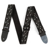Dunlop Guitar Straps Dunlop D3811GY Classic Flambe Guitar Strap - Grey