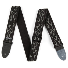 Dunlop Guitar Straps Dunlop D3811GY Classic Flambe Guitar Strap - Grey