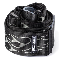 Dunlop Guitar Straps Dunlop D3811GY Classic Flambe Guitar Strap - Grey