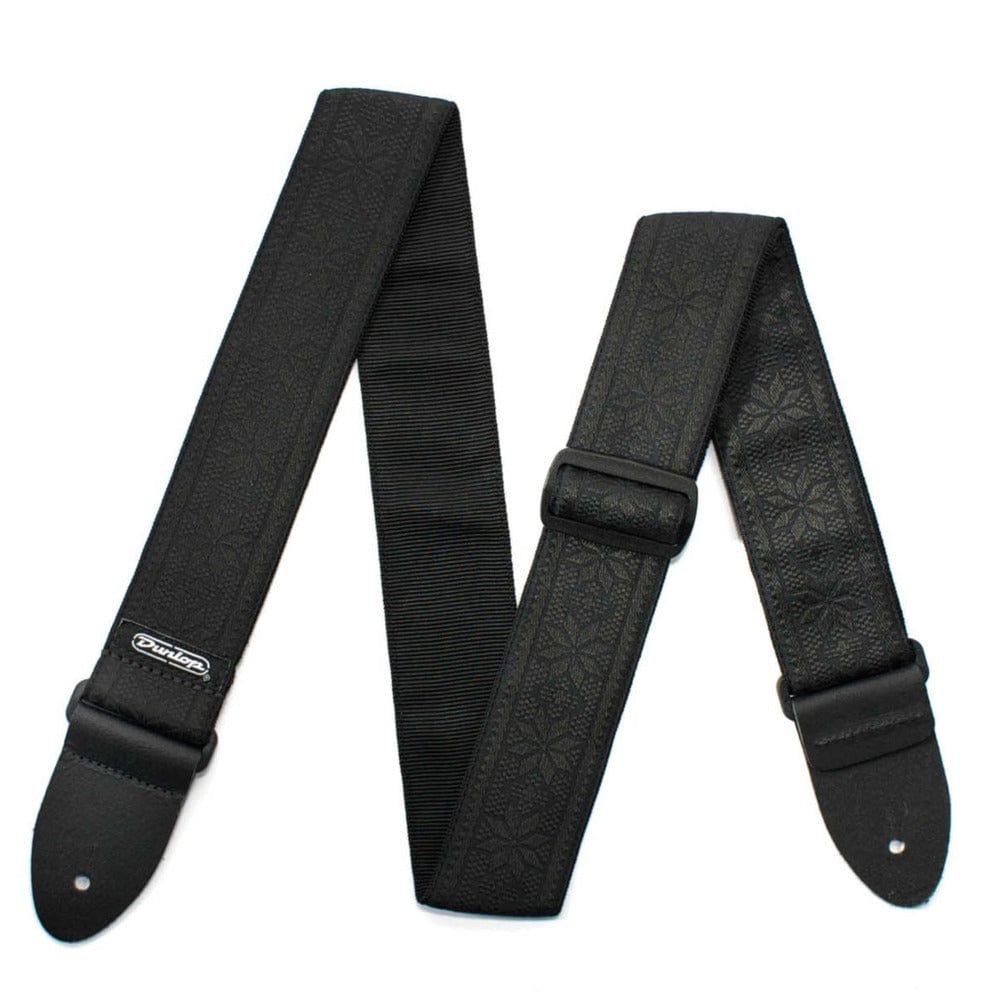 dunlop guitar straps dunlop d6702bk jacquard woven fillmore guitar strap
