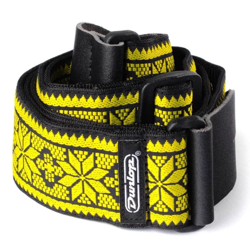 dunlop guitar straps dunlop d6702bk jacquard woven fillmore guitar strap