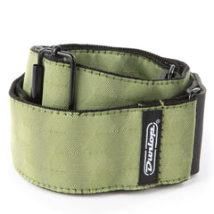 Dunlop Guitar Straps Dunlop D6710 Jacquard Woven Hexagon Guitar Strap - Echo Olive