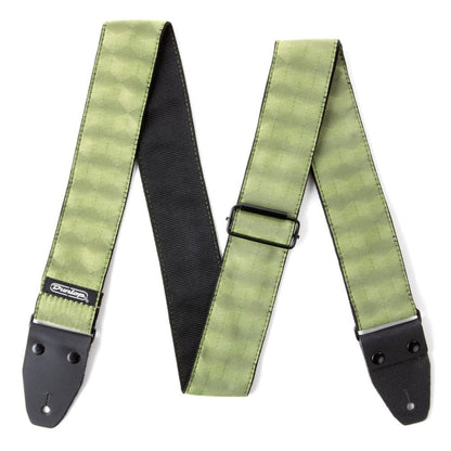 Dunlop Guitar Straps Dunlop D6710 Jacquard Woven Hexagon Guitar Strap - Echo Olive