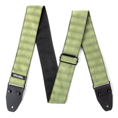 Dunlop Guitar Straps Dunlop D6710 Jacquard Woven Hexagon Guitar Strap - Echo Olive
