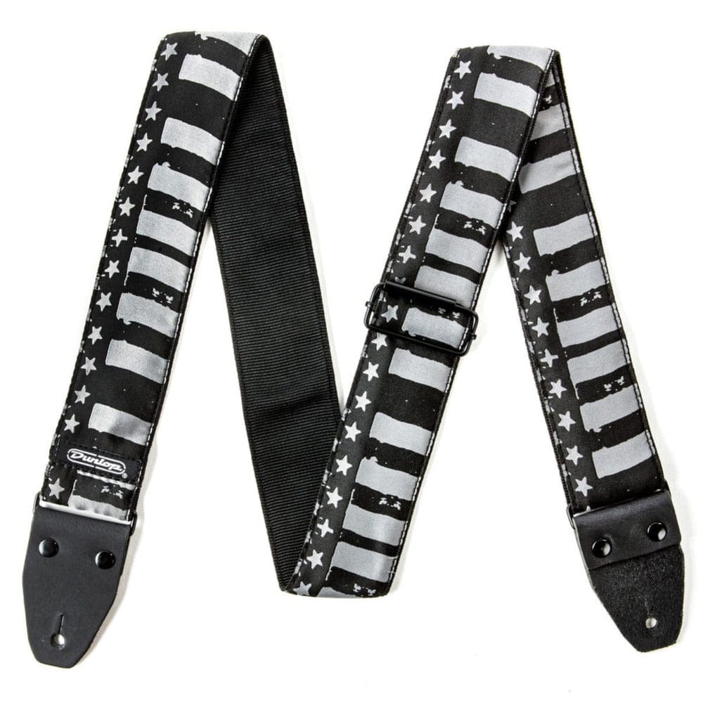 dunlop guitar straps dunlop d6713 jacquard woven stars & stripes strap